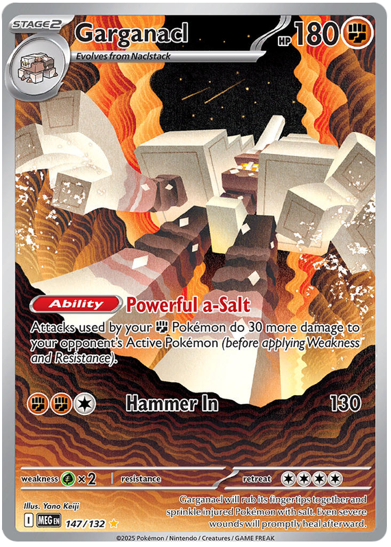 Garganacl - Mega Evolution - 147/132