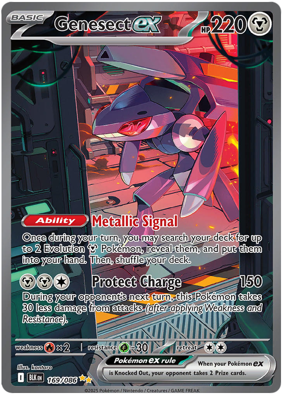 Genesect ex - Black Bolt - 169/086