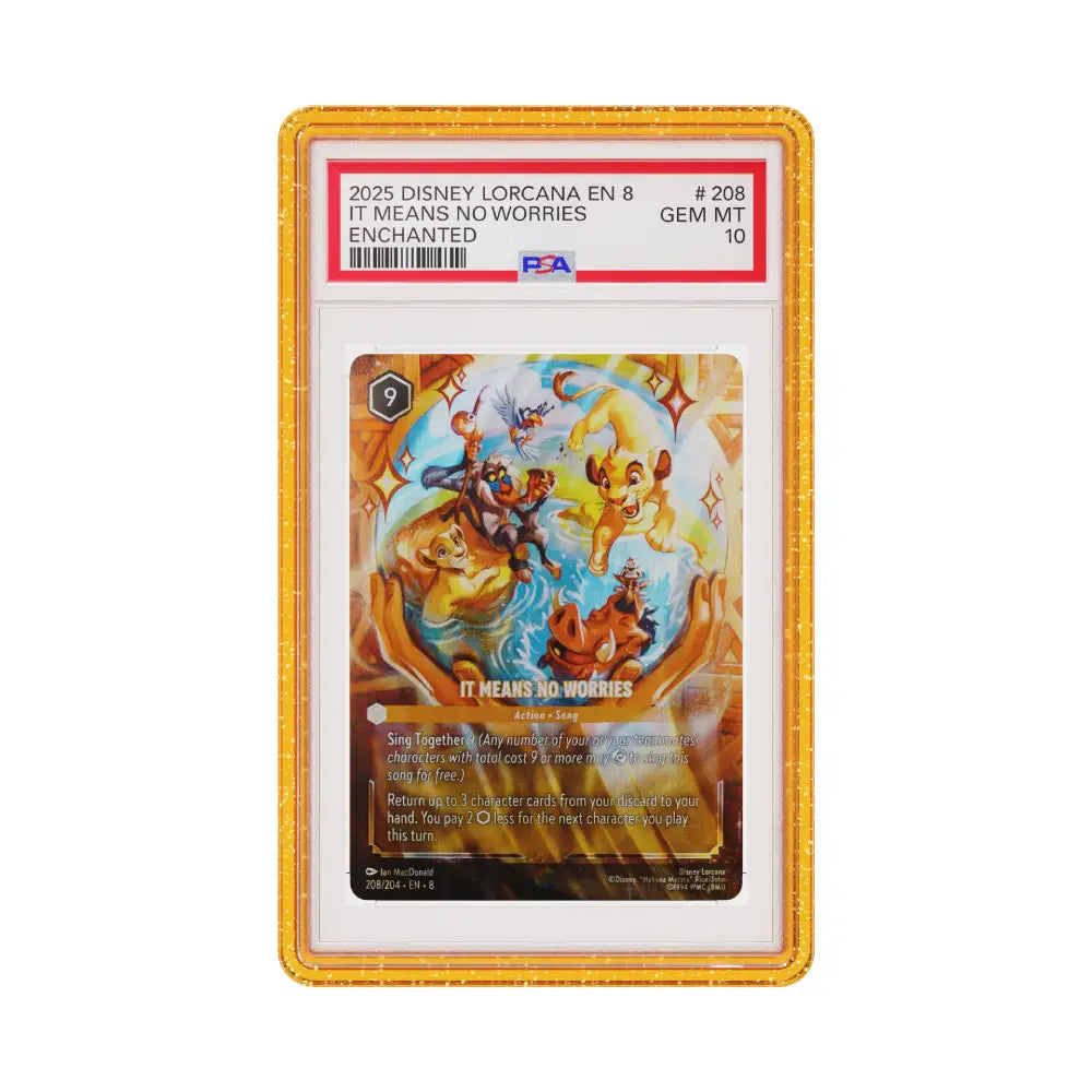 GradedGuard - Slab Protector - PSA - Yellow Glitter (Limited Edition)