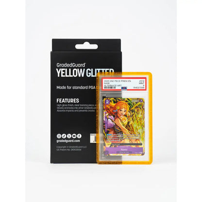 GradedGuard - Slab Protector - PSA - Yellow Glitter (Limited Edition)