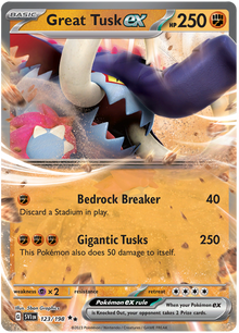 Great Tusk ex - Scarlet & Violet - 123/198
