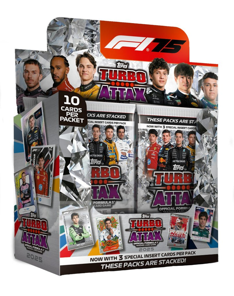 Boîte de Boosters Formula 1 Turbo Attax JCC 2025