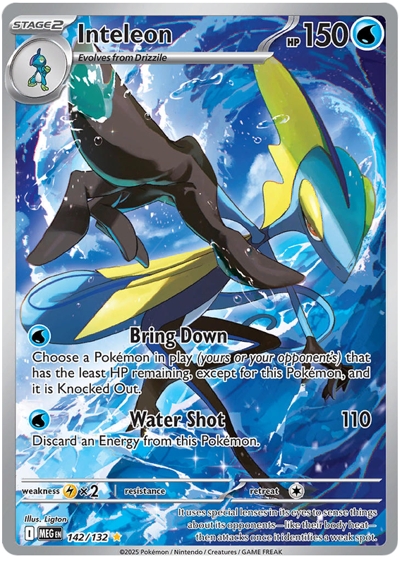 Inteleon - Mega Evolution - 142/132