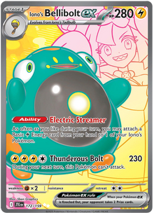 Iono's Bellibolt ex - Voyageons Ensemble - 172/159