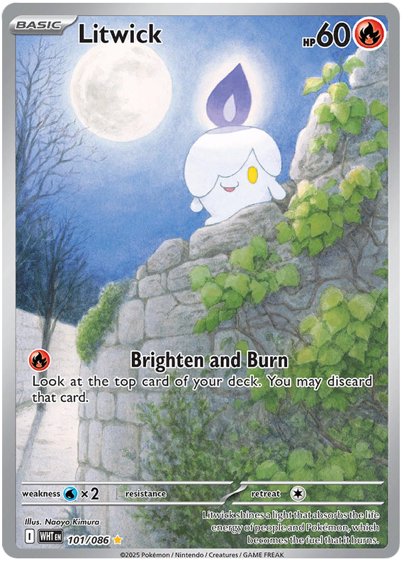 Litwick - White Flare - 101/086