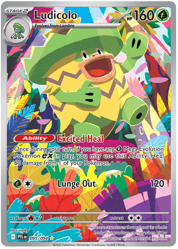 Ludicolo - Phantasmal Flames - 095/094