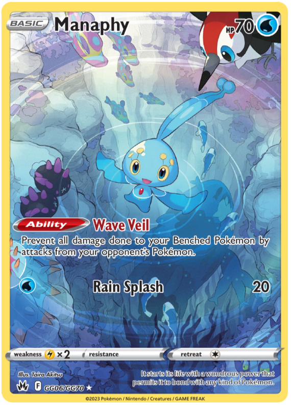 Manaphy - Crown Zenith - #GG06