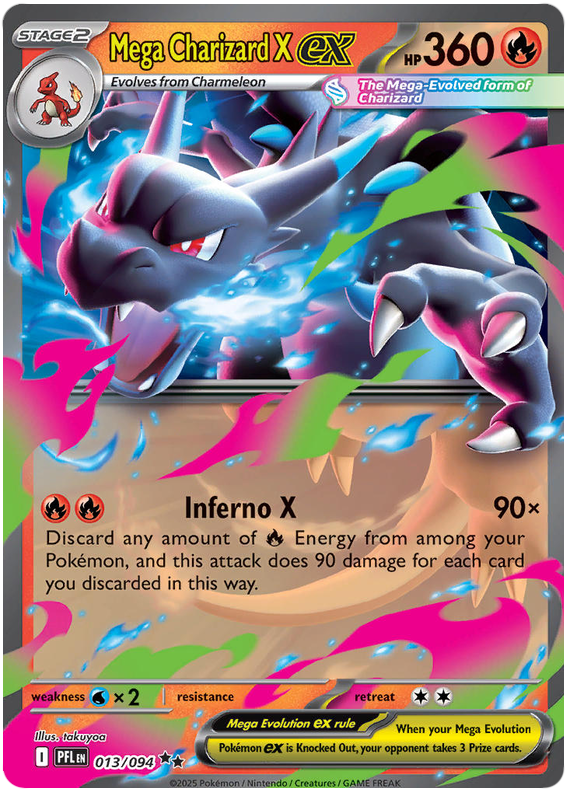 Mega Charizard ex - Phantasmal Flames - 013/094