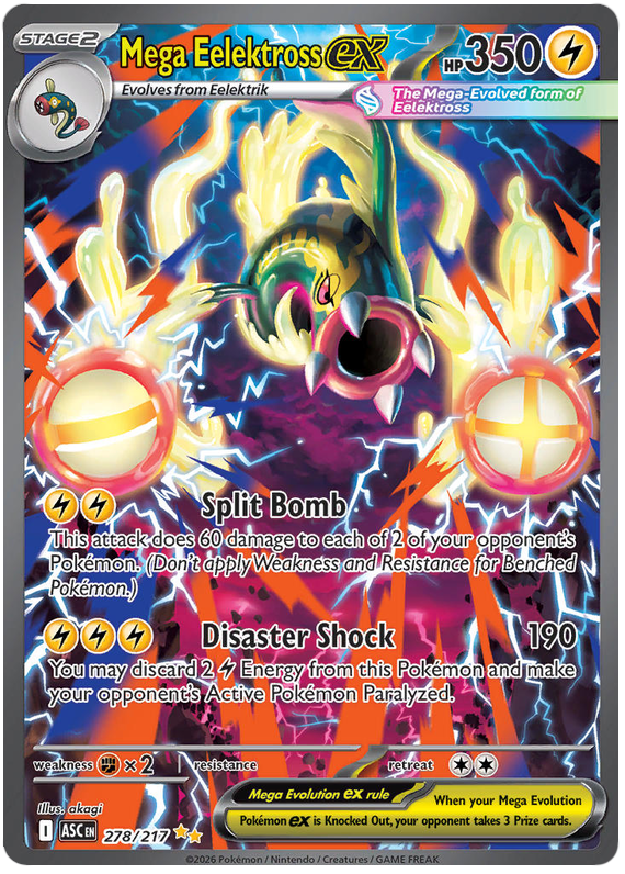 Mega Eelektross ex - Ascended Heroes - 278/217