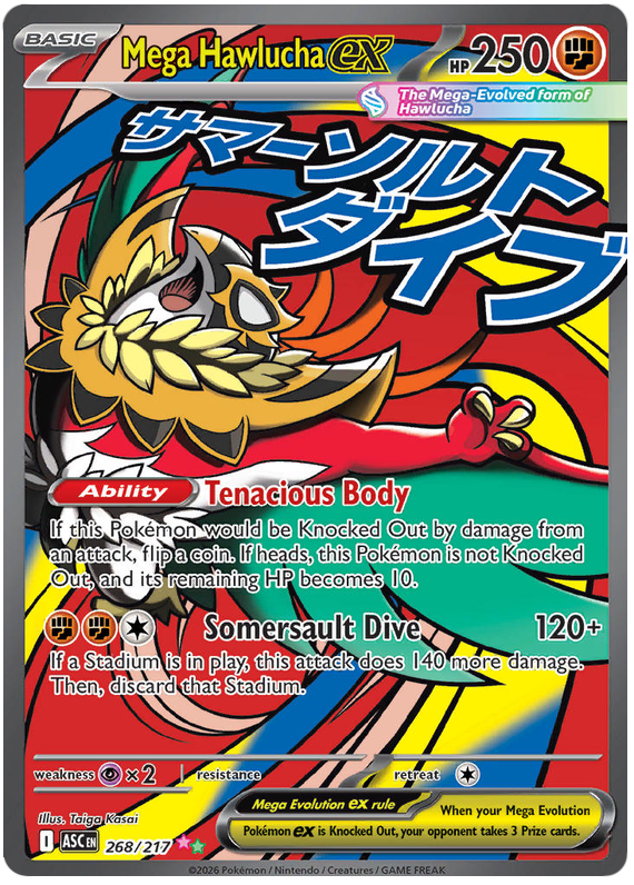 Mega Hawlucha ex - Ascended Heroes - 268/217