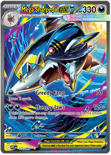 Méga Sharpedo ex - Flammes Blanches - 127/094