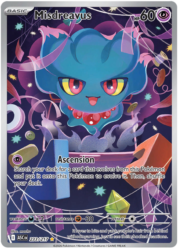 Misdreavus - Ascended Heroes - 233/217