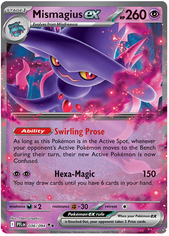 Mismagius ex - Phantasmal Flames - 036/094