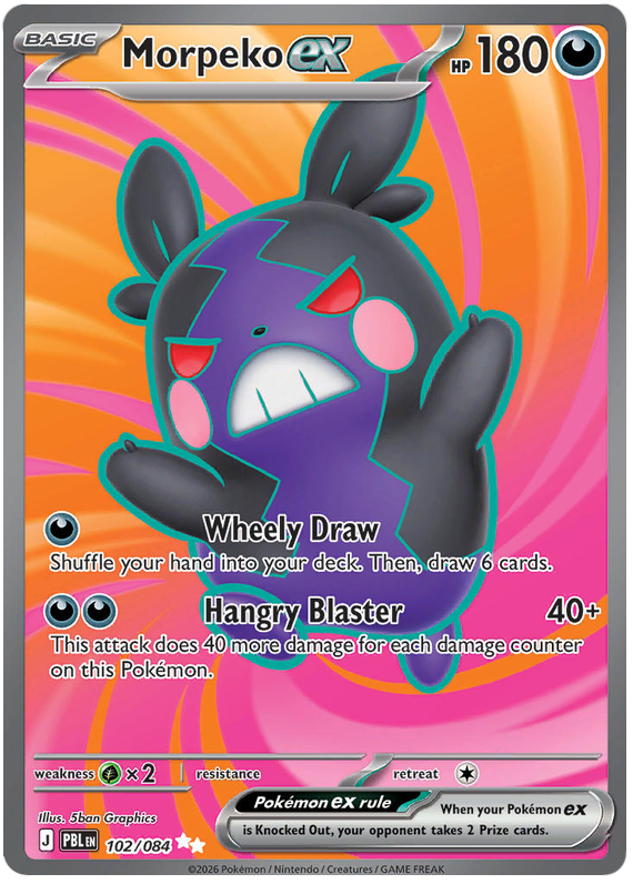Morpeko ex - Pitch Black - 102/084