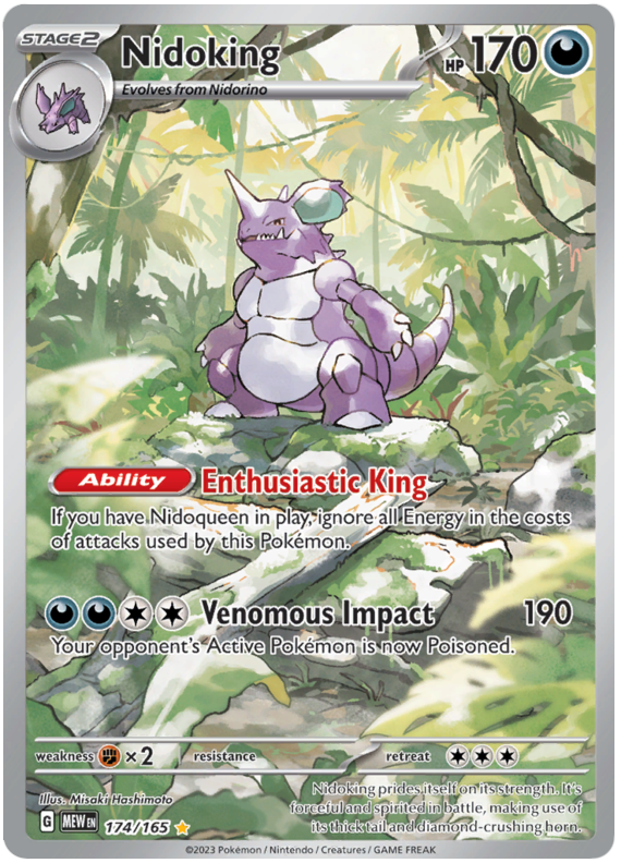 Nidoking - Écarlate et Violet 151 - 174/165