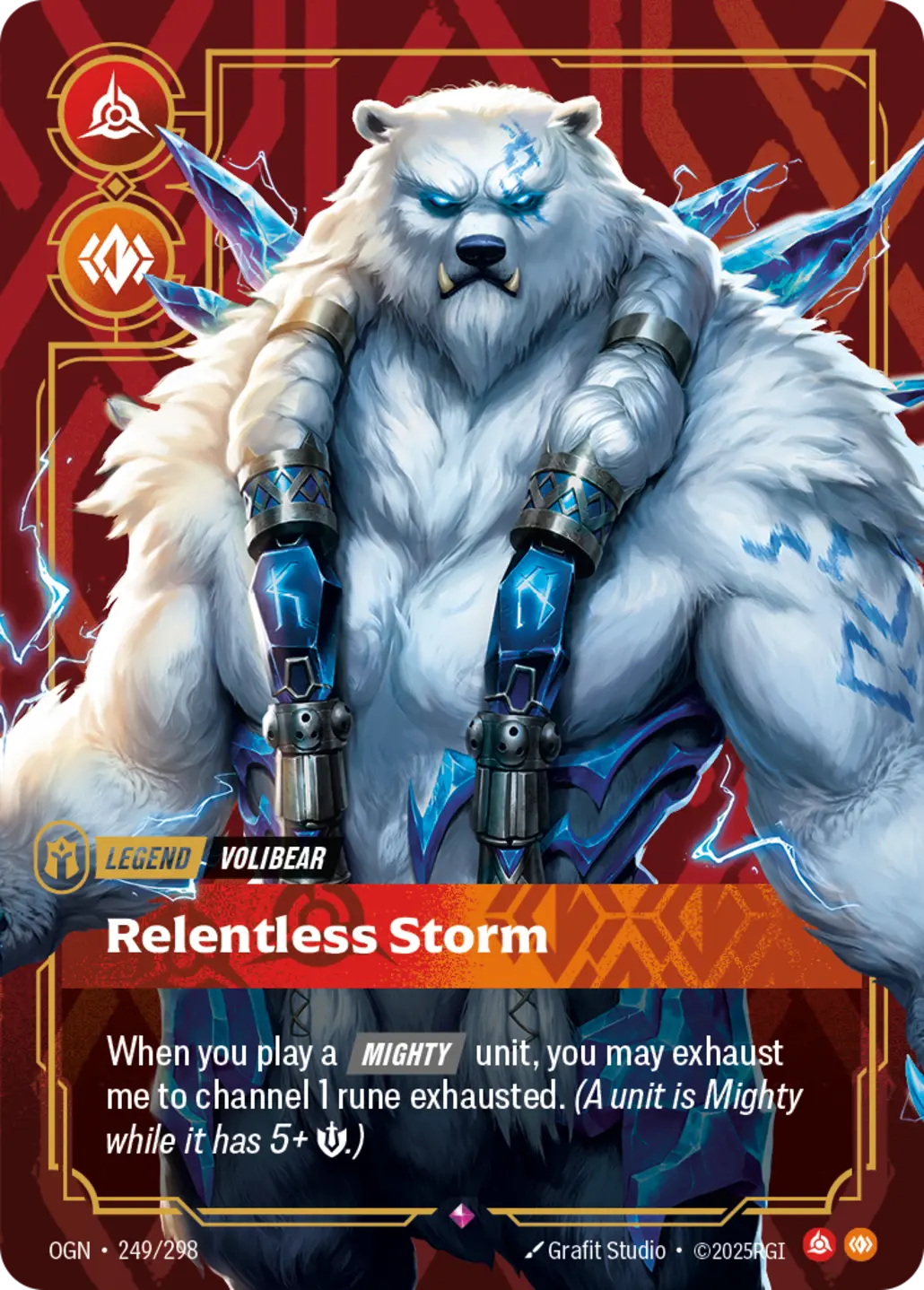 Volibear, Relentless Storm (Promo) - Origins - OGN-249