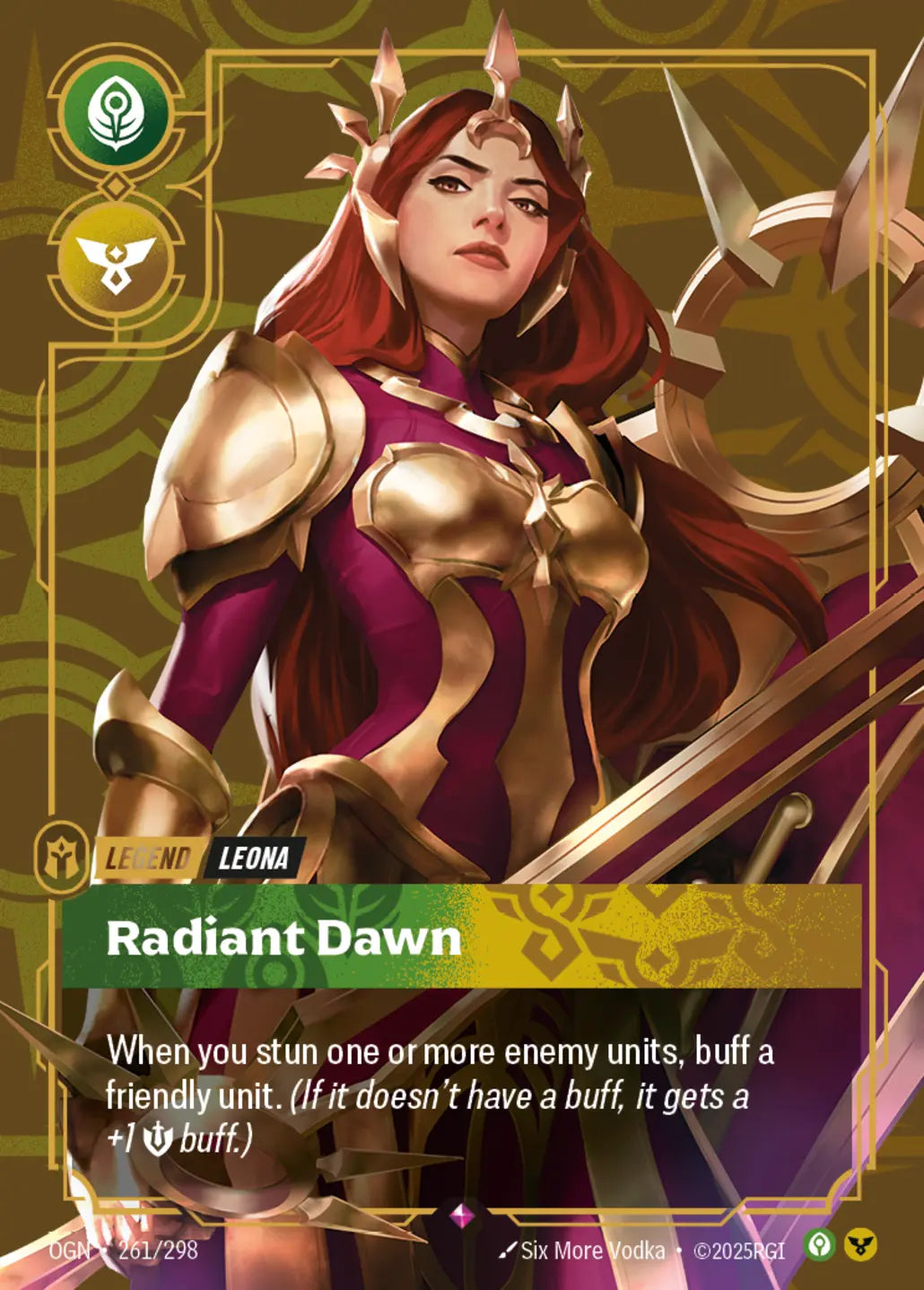 Leona, Radiant Dawn (Promo) - Origins - OGN-261