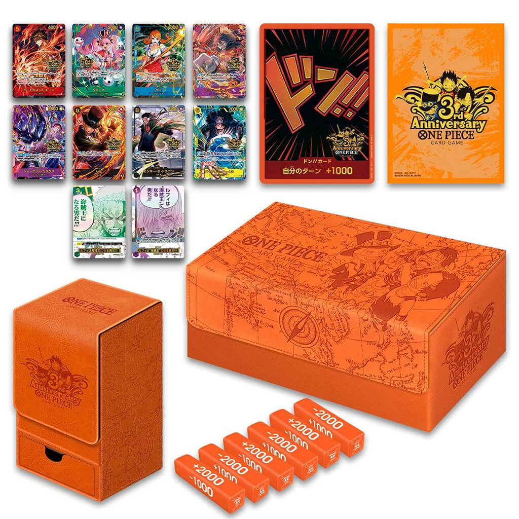 One Piece Card Game Japanese 3rd Anniversary Set - English