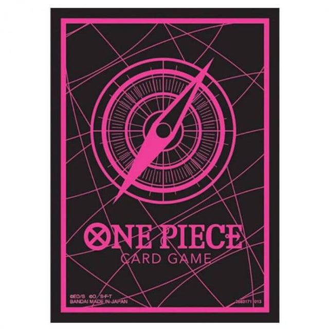 One Piece Official Sleeves Black and Pick Compass Logo