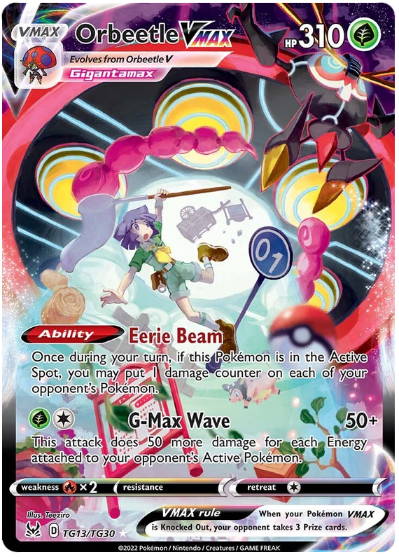 Orbeetle VMAX - Lost Origin - TG13/TG30