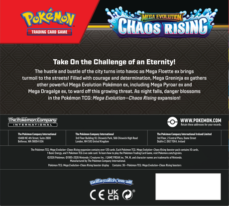 Pokémon ME04 Chaos Rising Booster Box
