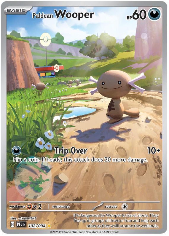 Wooper de Paldea - Flammes fantomatiques - 102/094