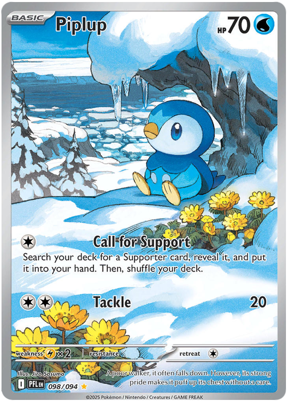 Piplup - Phantasmal Flames - 098/094