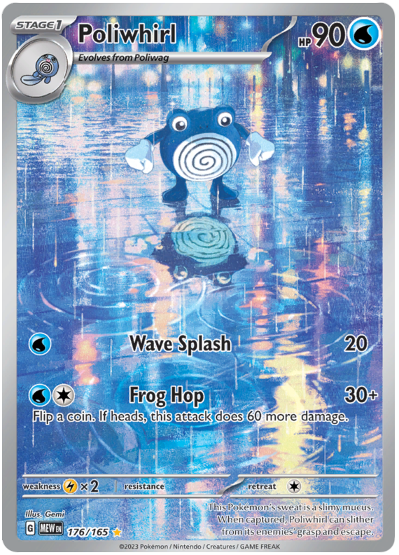 Poliwhirl - Écarlate et Violet 151 - 176/165