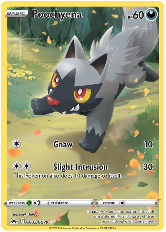 Poochyena - Zénith Indomptable - GGS33/GG70