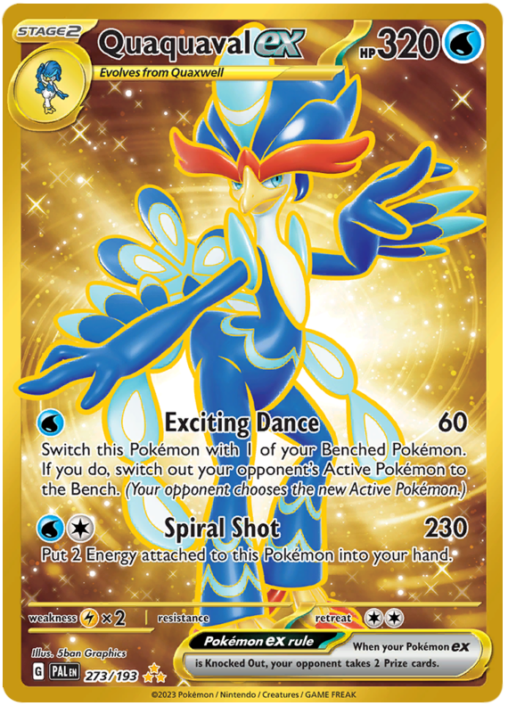 Quaquaval ex - Paldea Evolved - 273/193