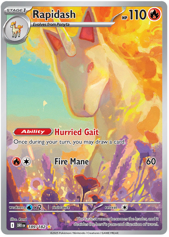 Rapidash - Destined Rivals - 189/182