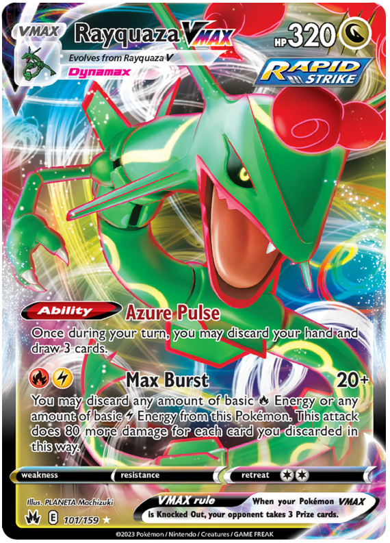 Rayquaza VMAX - Zénith Indomptable - 101/159