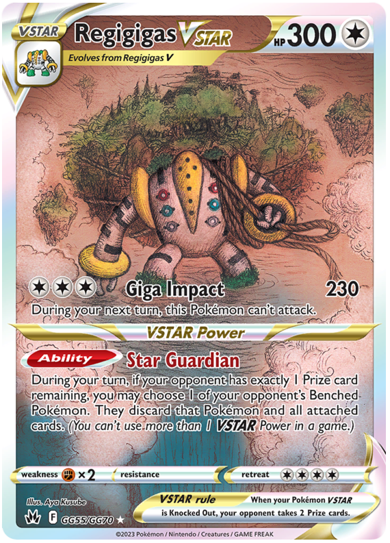 Regigigas Vstar - Zénith Indomptable - GG55/GG70