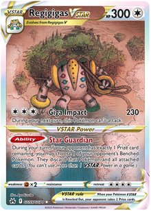 Regigigas Vstar - Zénith Indomptable - GG55/GG70
