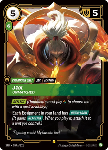 Jax, Unmatched – Geistergeschmiedet – SFD-054A