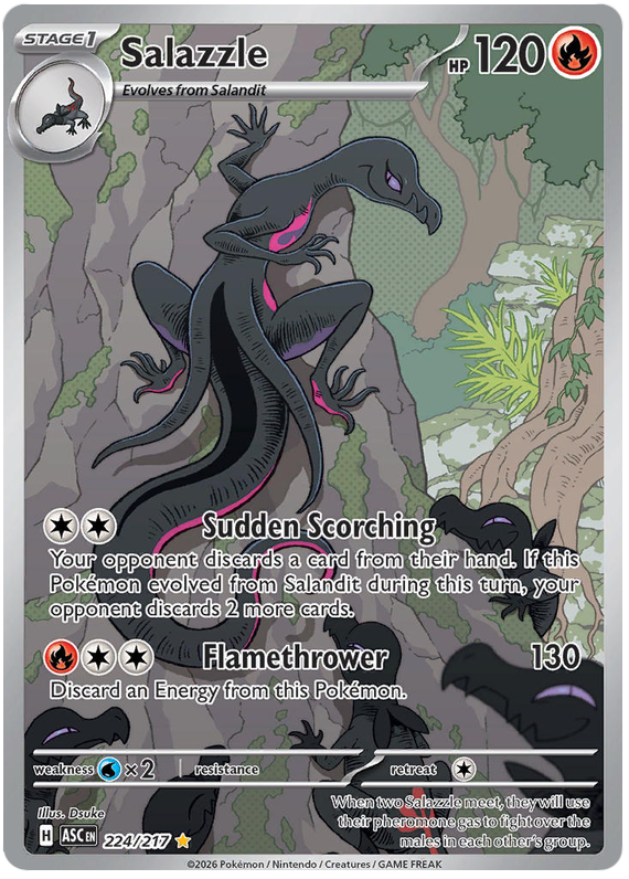 Salazzle - Ascended Heroes - 224/217