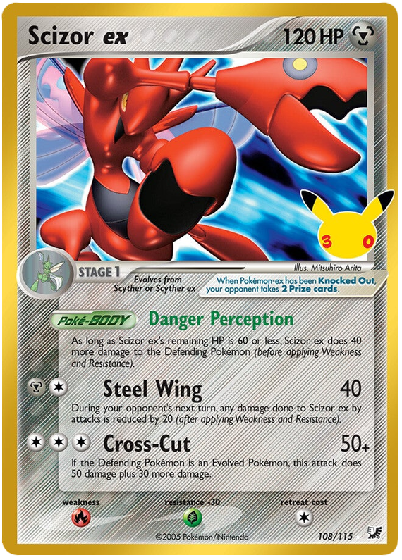 Scizor ex - 30th Celebration - 108/115
