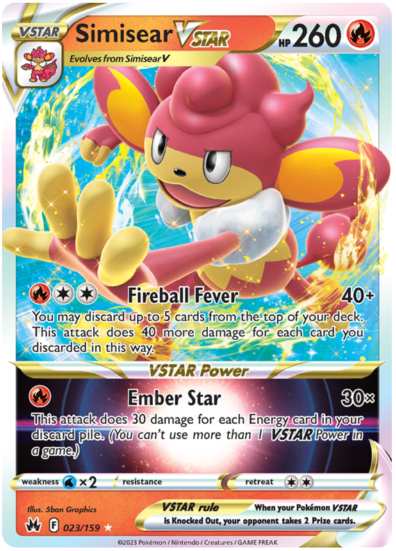 Simisear Vstar - Zénith Indomptable - 023/159