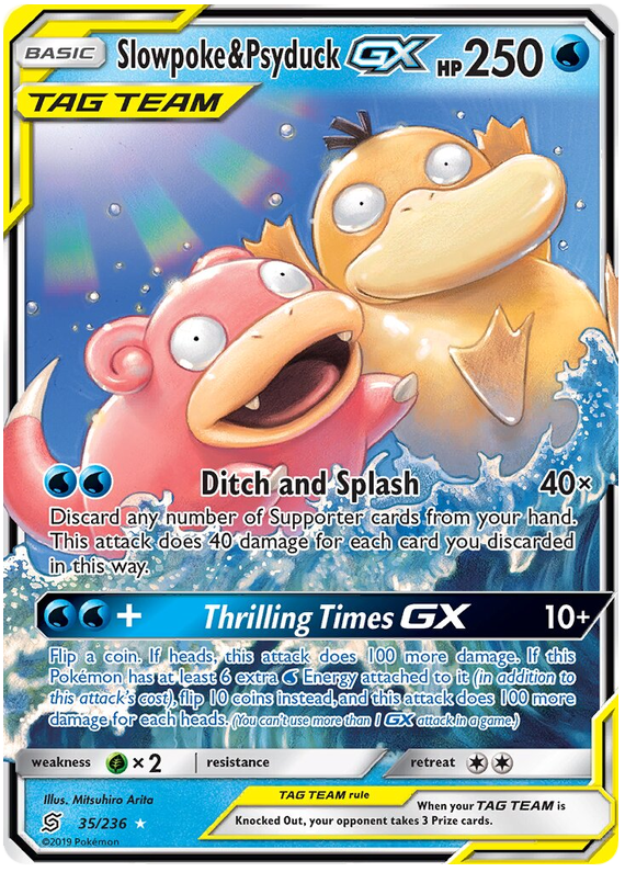 Flagadoss & Psykokwak GX - Alliance Infaillible - 35/236