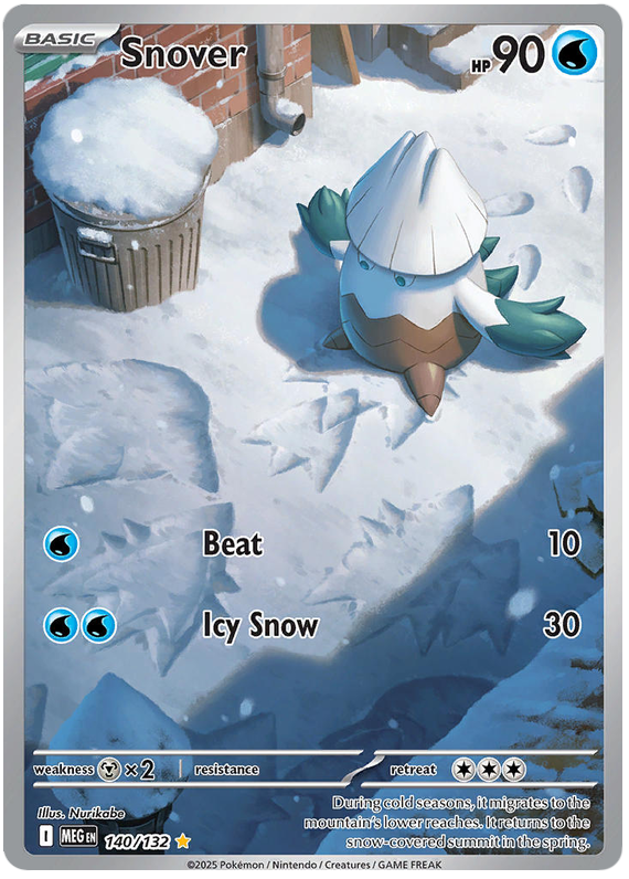 Snover - Mega Evolution - 140/132