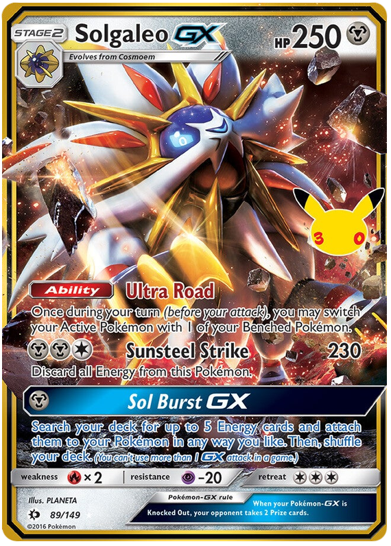 Solgaleo GX - 30th Celebration - 89/149