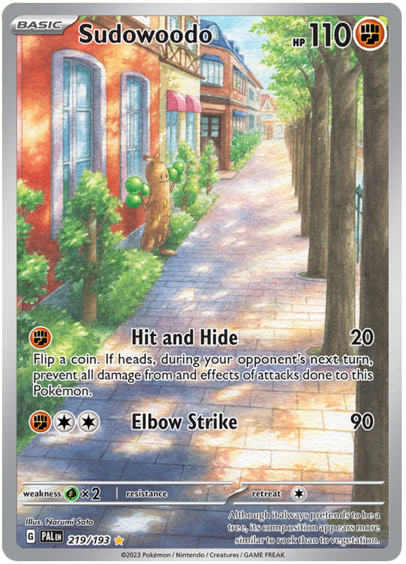 Sudowoodo - Écarlate et Violet Évolutions à Paldea - 219/193