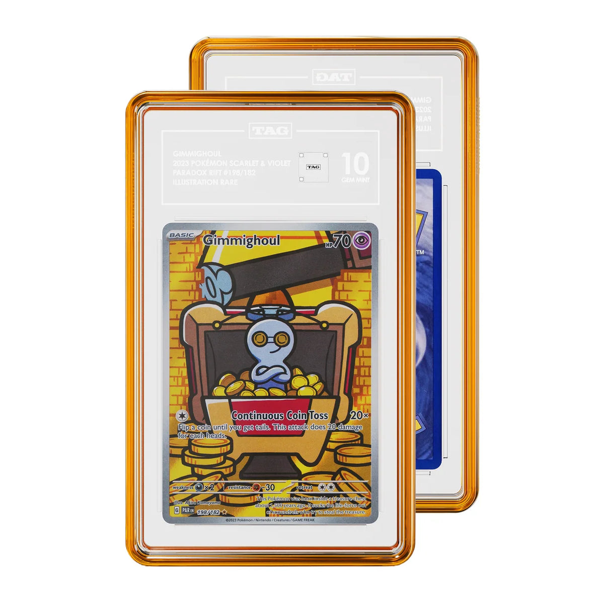 GradedGuard - Slab Protector - TAG - Amber (Jewel Case)