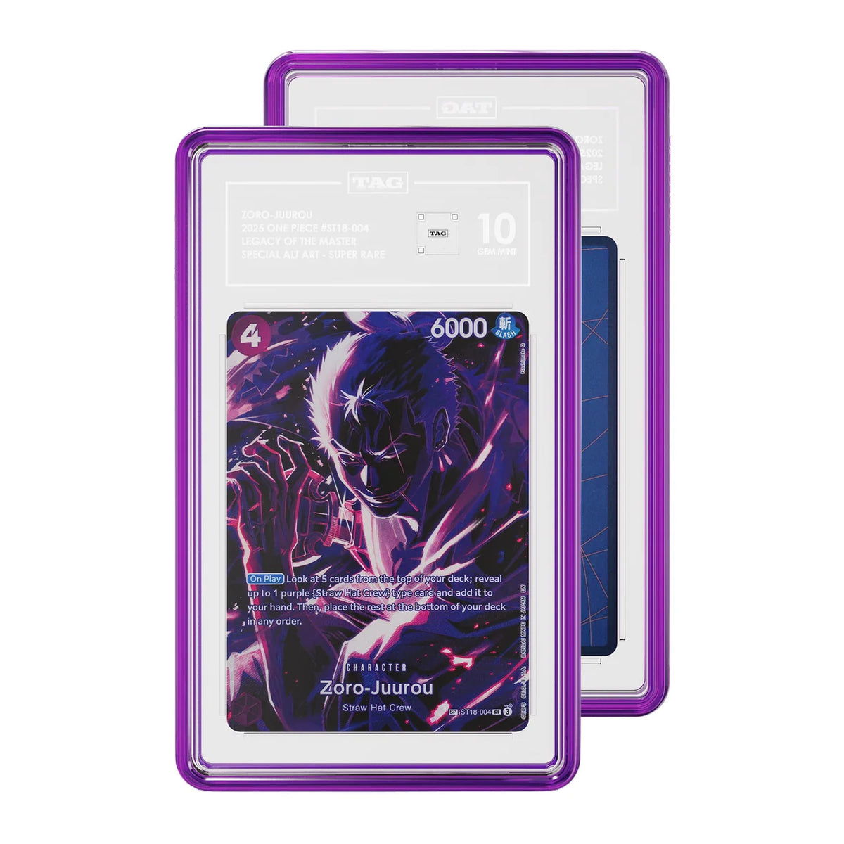 GradedGuard - Slab Protector - TAG - Amethyst (Jewel Case)
