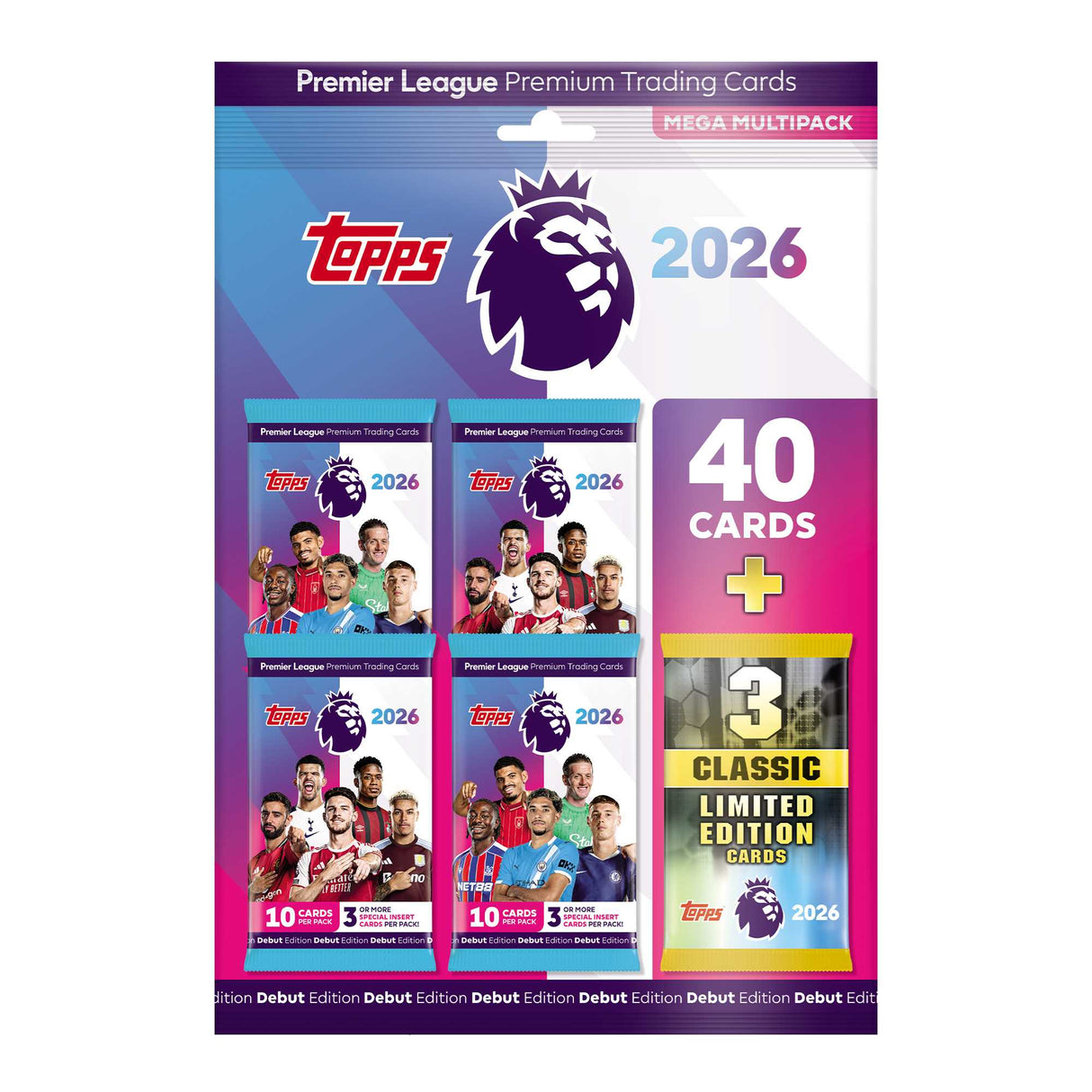 Cartes à collectionner Premier League 2025/26 - Mega Multipack