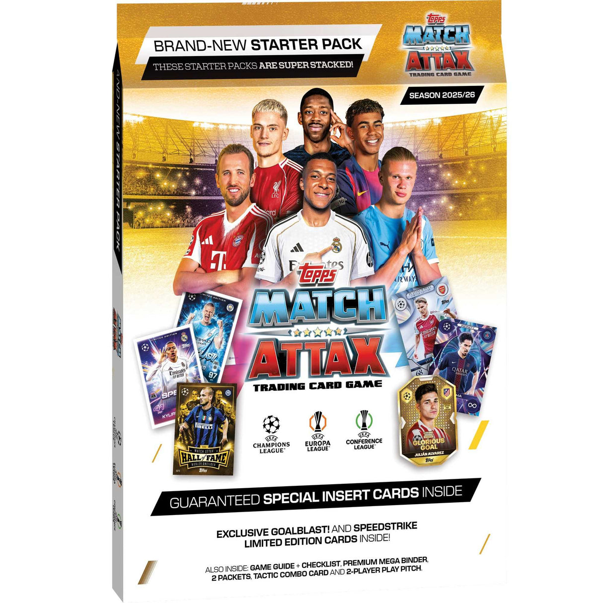 Cartes à collectionner UEFA Ligue des Champions Match Attax 2025/26 Pack de Démarrage
