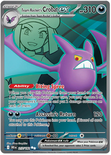 Le Crobat ex du Team Rocket - Rivaux Destinés - 217/182