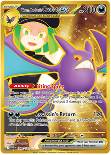 Team Rocket's Crobat ex - Destined Rivals - 242/182