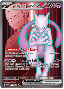 Mewtwo-ex du Team Rocket - Rivaux Destinés - 213/182