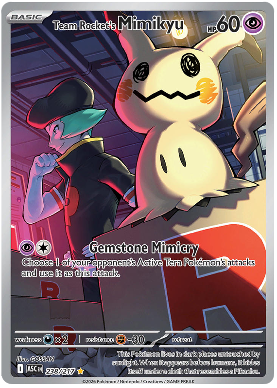 Mimiqui de la Team Rocket - Héros Ascendants - 238/217